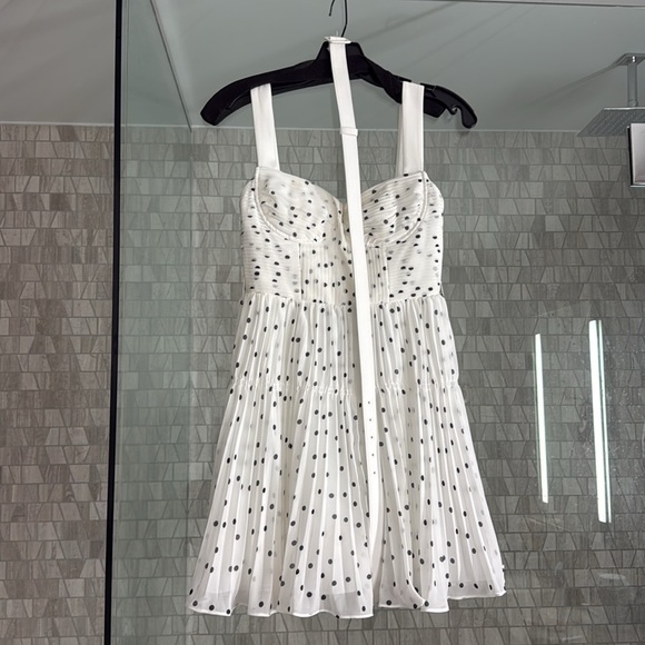 Self portrait polka dot chiffon dress - Picture 3 of 8